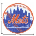 New York Mets Style-1 Embroidered Iron On/Sew On Patch