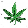 Marijuana Leaf Style-3 Embroidered Sew On Patch