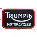 Triumph Motorcycle Style-3 Embroidered Sew On Patch