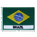 Brazil Nation Flag Style-2 Embroidered Sew On Patch