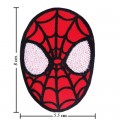 Spider man Face Embroidered Sew On Patch