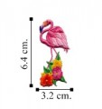 Flamingo Bird Style-5 Embroidered Sew On Patch
