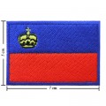 Liechtenstein Nation Flag Style-1 Embroidered Sew On Patch