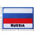 Russian Federation Nation Flag Style-2 Embroidered Sew On Patch
