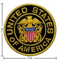 United State Of America Embroidered Sew On Patch
