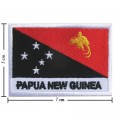 Papua New Guinea Nation Flag Style-2 Embroidered Sew On Patch