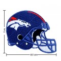 Denver Broncos Helmet Style-1 Embroidered Iron On/Sew On Patch