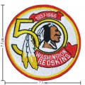 Washington Redskins 50th Seasons Embroidered Iron On/Sew On Patch