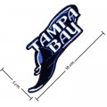 Tampa Bay Rays Style-1 Embroidered Iron On/Sew On Patch