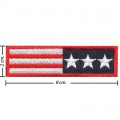 US Army Flag Sergeant Embroidered Sew On Patch