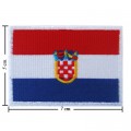 Croatia Nation Flag Style-1 Embroidered Sew On Patch
