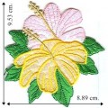 Hibiscus Flower Style-5 Embroidered Sew On Patch