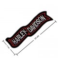 Harley Davidson Waving Banner Embroidered Sew On Patch