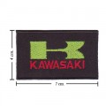 Kawasaki Motorcycle Style-3 Embroidered Sew On Patch