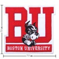 Boston University Terriers Style-1 Embroidered Iron On/Sew On Patch