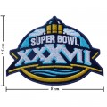 Super Bowl XXXVII 2002 Style-37 Embroidered Iron On/Sew On Patch