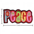 Peace Sign Style-2 Embroidered Sew On Patch