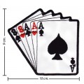 Poker Cards Style-1 Embroidered Sew On Patch