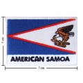 American Samoa Nation Flag Style-2 Embroidered Sew On Patch