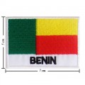 Benin Nation Flag Style-2 Embroidered Sew On Patch