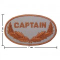 The Captain US ARMY Style-1 Embroidered Sew On Patch