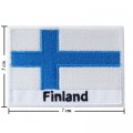 Finland Nation Flag Style-2 Embroidered Sew On Patch