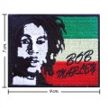 Bob Marley A Reggae Ska Band Style-14 Embroidered Sew On Patch