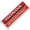 Honda Racing Style-12 Embroidered Sew On Patch