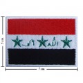 Iraq Nation Flag Style-1 Embroidered Sew On Patch