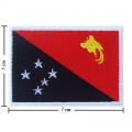Papua New Guinea Nation Flag Style-1 Embroidered Sew On Patch