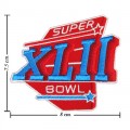 Super Bowl XLII 2007 Style-42 Embroidered Iron On/Sew On Patch