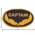 The Captain US ARMY Style-2 Embroidered Sew On Patch