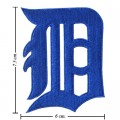 Detroit Tigers Primary Style-1 Embroidered Iron On/Sew On Patch