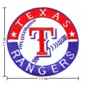 Texas Rangers Style-1 Embroidered Iron On/Sew On Patch