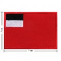 Georgia Nation Flag Style-1 Embroidered Sew On Patch