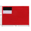 Georgia Nation Flag Style-1 Embroidered Sew On Patch