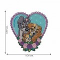 Lady and The Tramp Embroidered Sew On Patch