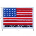 United States Of American Nation Flag Style-2 Embroidered Sew On Patch