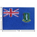 Virgin Islands British Nation Flag Style-1 Embroidered Sew On Patch