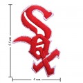 Chicago White Sox Style-3 Embroidered Iron On/Sew On Patch