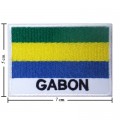 Gabon Nation Flag Style-2 Embroidered Sew On Patch