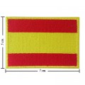 Spain Nation Flag Style-1 Embroidered Sew On Patch