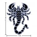 Scorpion Sign Style-1 Embroidered Sew On Patch