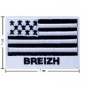 Breizh Nation Flag Style-2 Embroidered Sew On Patch