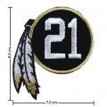 Washington Redskins 21st Seasons Embroidered Iron On/Sew On Patch