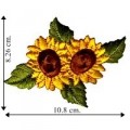 Sunflowers Style-1 Embroidered Sew On Patch
