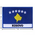 Kosovo Nation Flag Style-2 Embroidered Sew On Patch