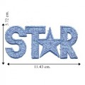 Sparkle Star Style-1 Embroidered Sew On Patch