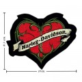 Harley Davidson Love Scroll Patches Embroidered Sew On Patch