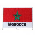 Morocco Nation Flag Style-2 Embroidered Sew On Patch
